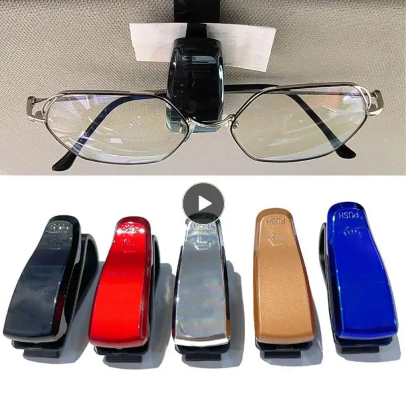 

Multifunctional Glasses Bill Clip Car Glasses Clip Cushion Jaw Convenient Easy To Install Seat Sun Visor Glasses Clip Automobile