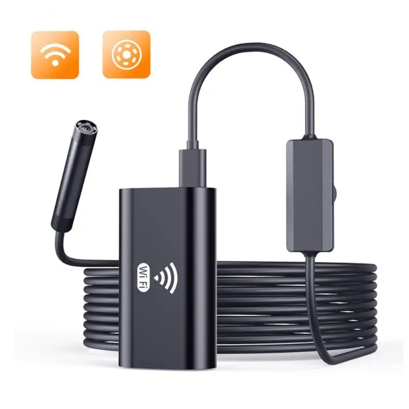 

Камера-Эндоскоп F99 с Wi-Fi, 720P, 8 мм, 6 светодиодов