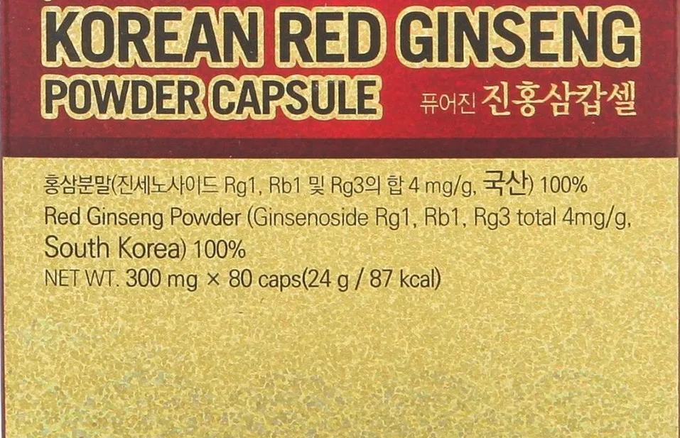 

Korean 6 years Red Gins-eng Panax 300mg x 80 Tabs(24g , 0.85oz)