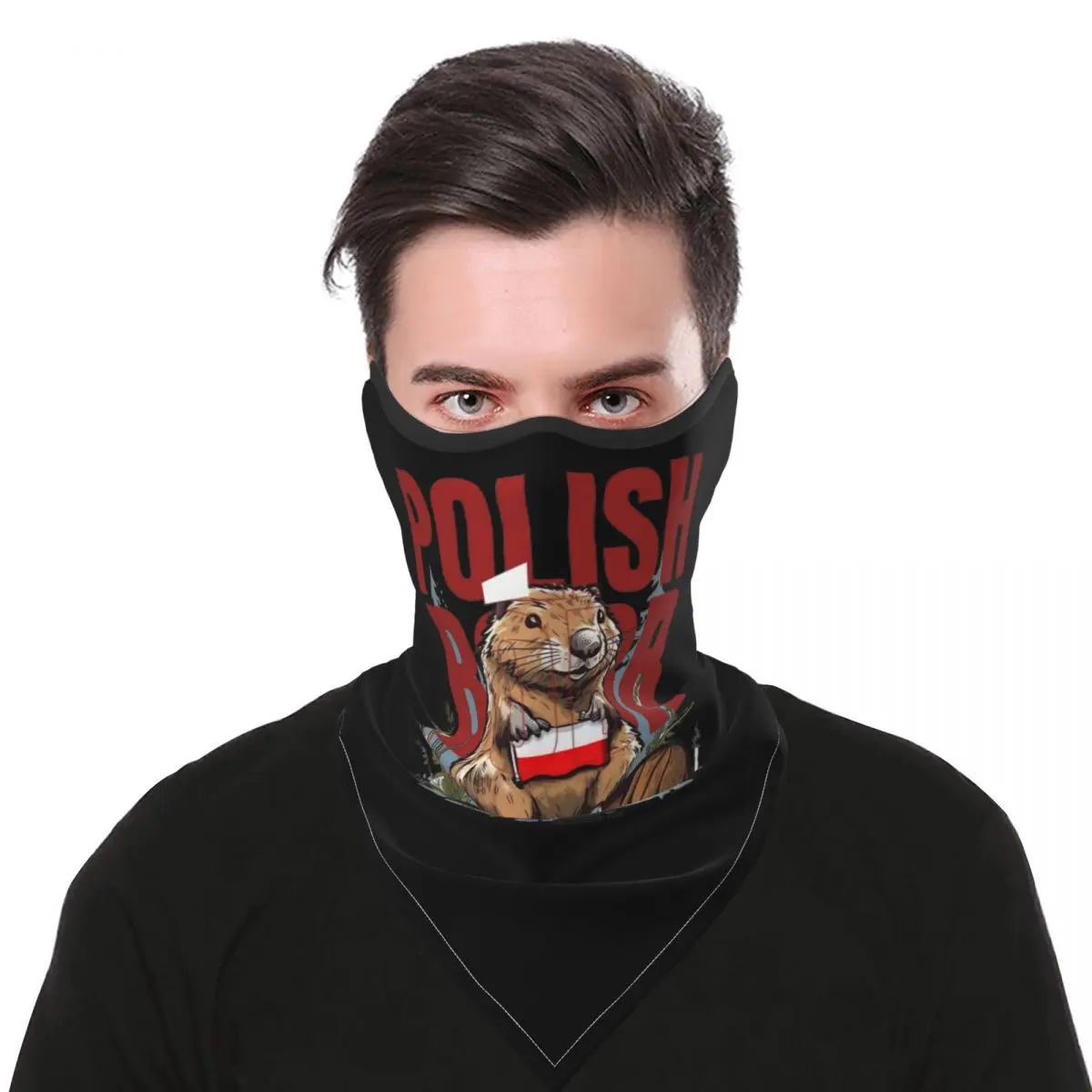 Летняя полированная маска для лица унисекс польская Балаклава быстросохнущая