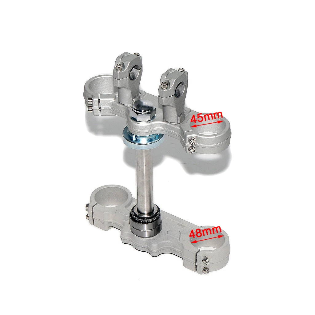 

Тройной передний руль в сборе для мотоцикла с подшипником, 45/48 мм, 110 куб. См, 125 куб. См, для питбайка, моторного велосипеда, китайского моторного велосипеда