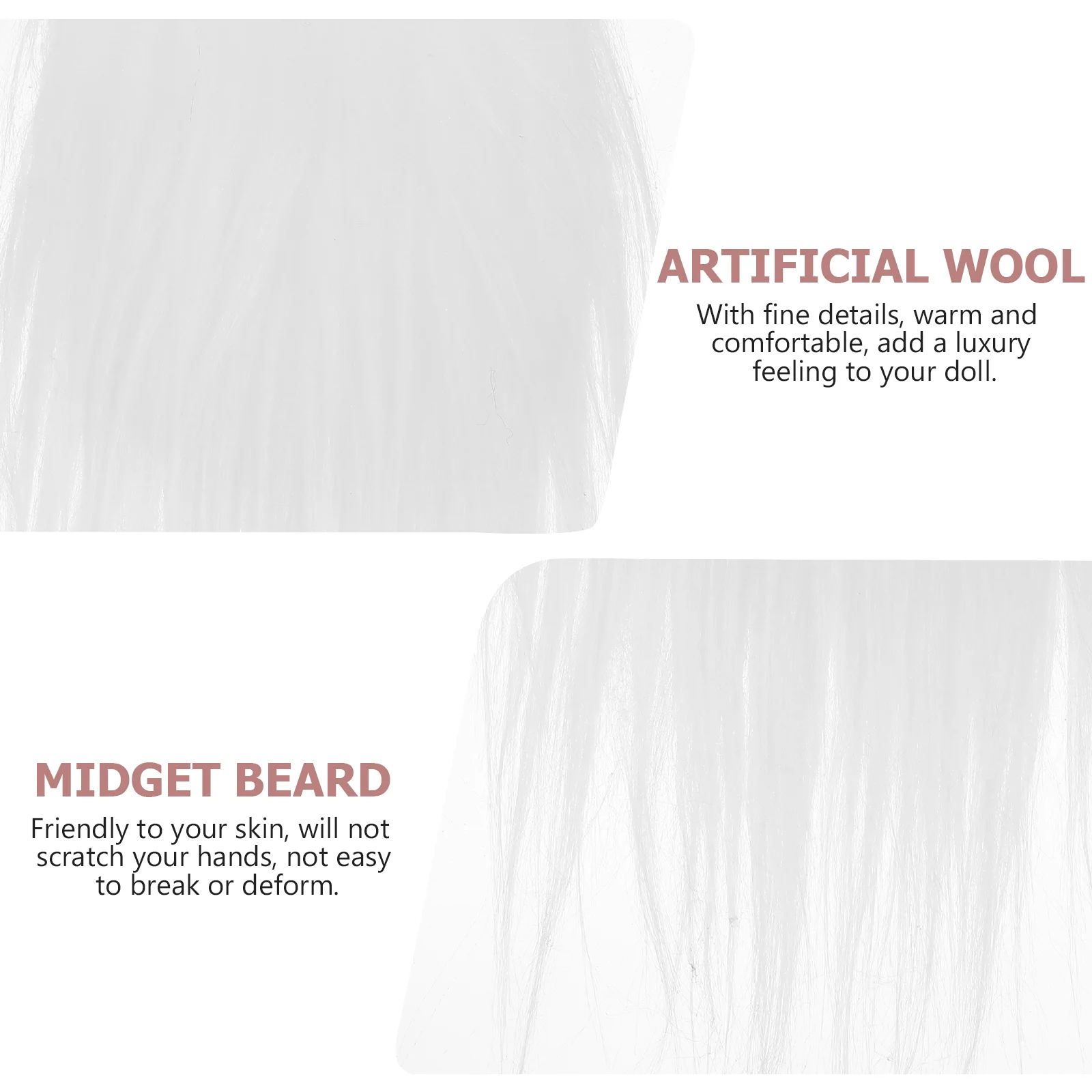 12 комплектов аксессуары для изготовления гномов карликовый искусственный мех