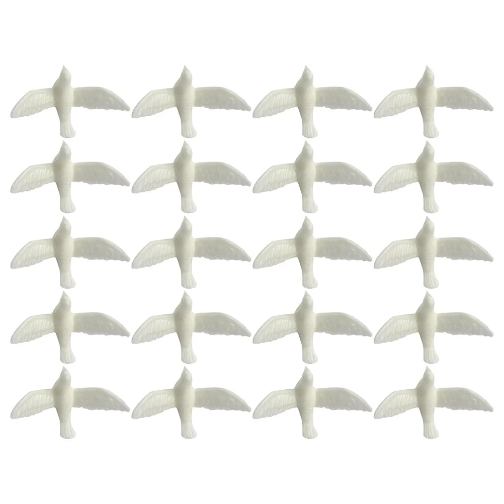 

20pcs Miniature Birds Miniature House Pigeon Toys Kids House Birds Ornaments