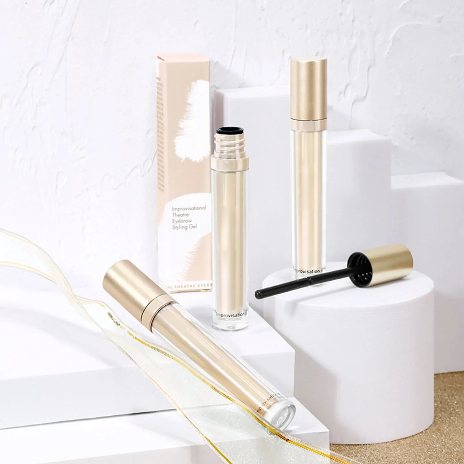 

Eyebrow Brush And Clear Gel Double-headed Brow Styling Gel Wax 2 In 1 Lasting Waterproof Eyebrow Fixing Gel Eyebrow Makeup