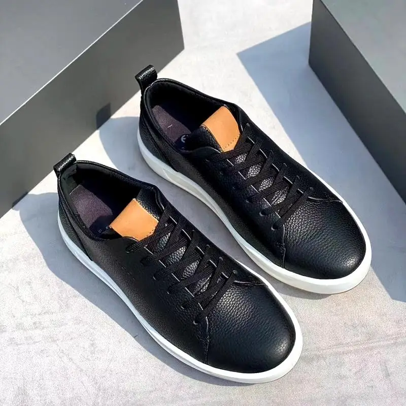 Golf Shoes Men's Brand Original High-Quality Leather Anti-Skid Waterproof Flat Shoes Sports Shoes Men's Shoes With Shoe Box