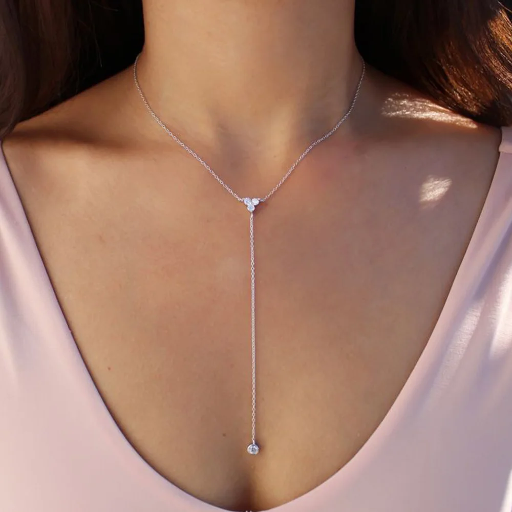 XSBODY длинный круглый кулон-колье Y-образный женский воротник аксессуары вечерние