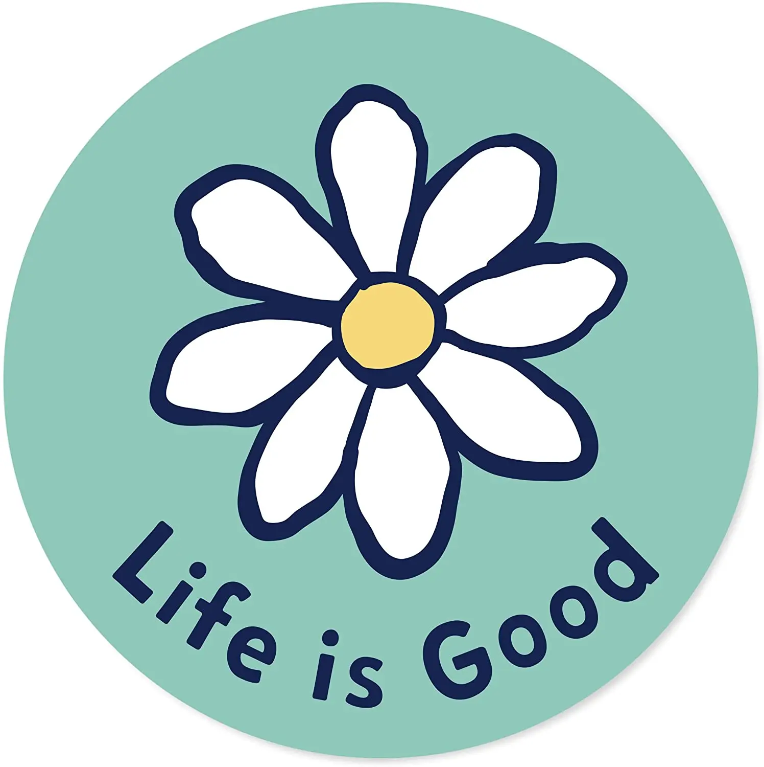

Beautiful Car Sticker Daisy Teal Automobiles Motorcycles Exterior Accssories Waterproof Cover Scratches Decals PVC12x12cm
