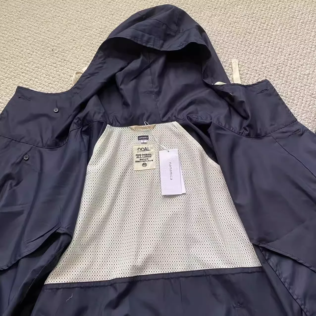 NANAMICA японская уличная функциональная ветрозащитная свободная куртка с