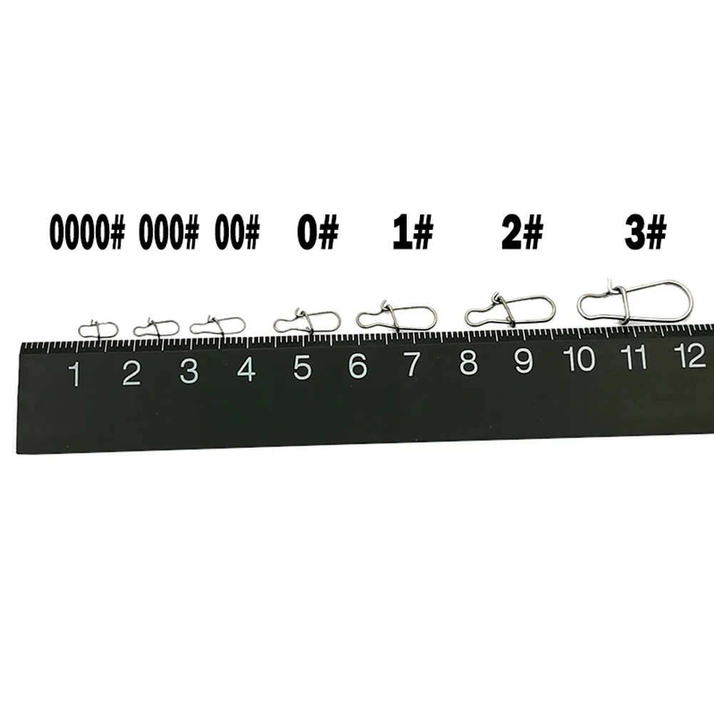 50 шт. рыболовные Вертлюги Из Нержавеющей Стали |