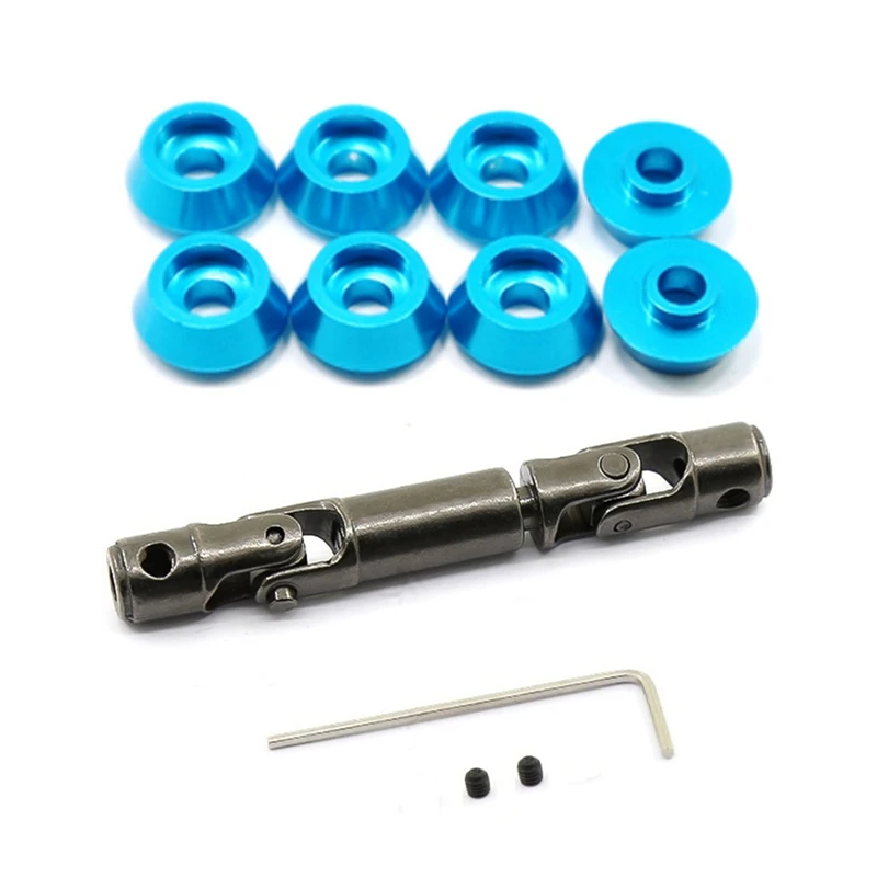 

8Pcs Metal Connecting Rod Screw Gasket Shim Washer Rest With Upgrade Metal CVD Drive Shaft