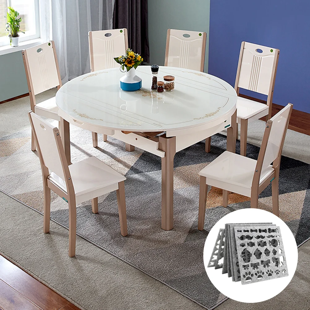 

7 Pcs Needle Felting Beginner Kit Crafts Flower Template Embroidery Kits Applique