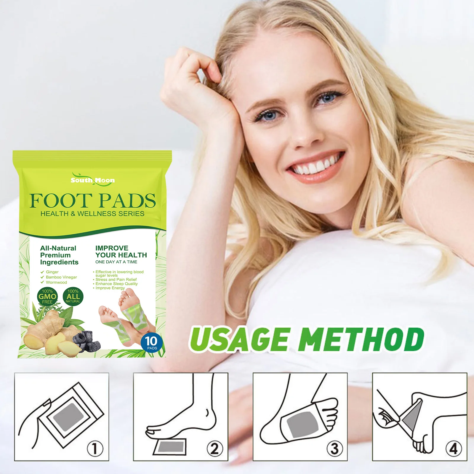 Натуральные ингредиенты имбирь снимает стресс массажная подушечка для ухода за