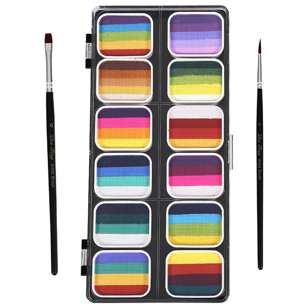 

1 Set Face Body Kit Makeup Body Painting Tool Body with Brushes for Cosplay