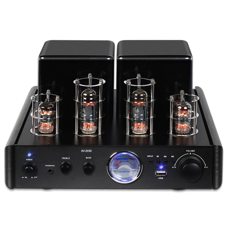 AV-2030R Аудиофильский Hi-Fi ламповый усилитель высокой мощности без потерь Bluetooth 5.0