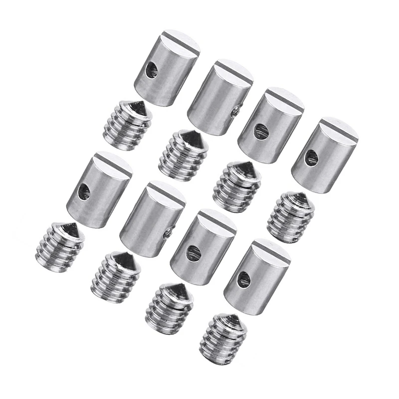 

16 шт. паяльные Кабельные соски 5 мм дроссельная заслонка трос дроссельной заслонки нержавеющий для автомобиля мотоцикла скутера квадрокоси...