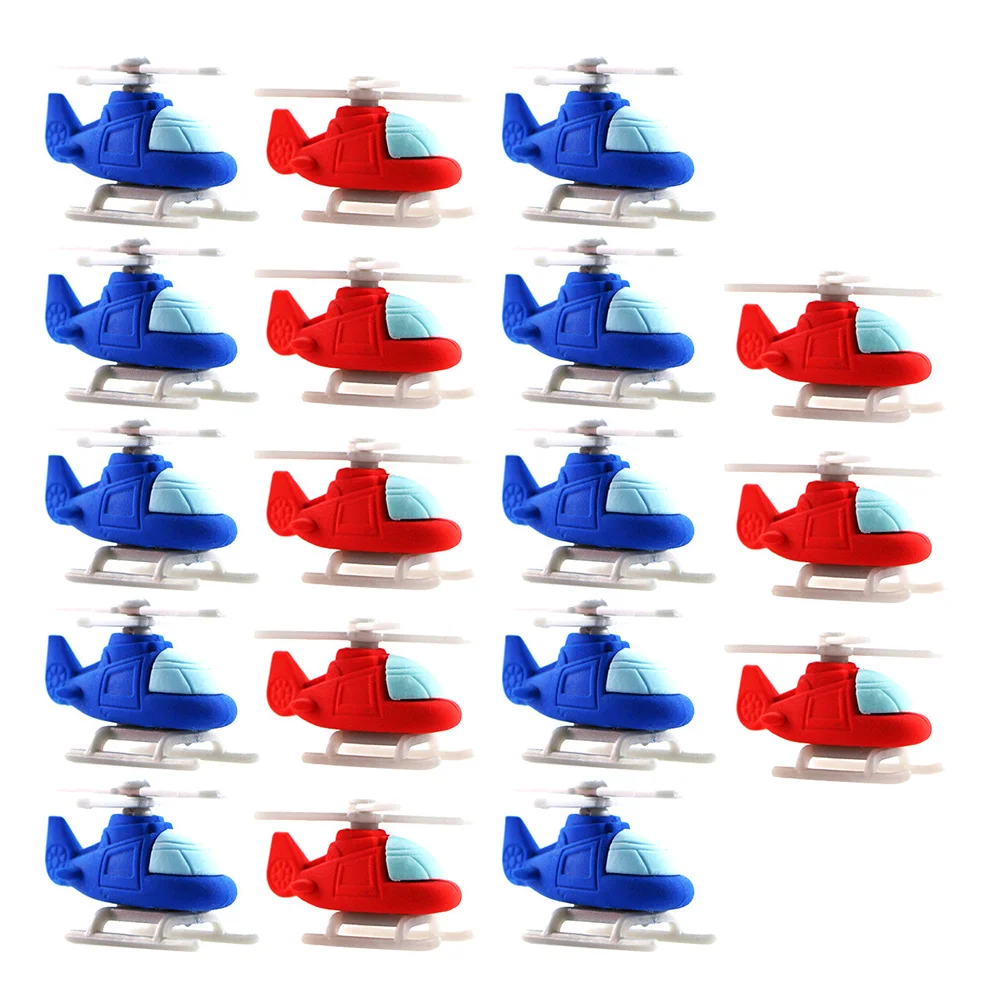 

Erasers Helicopter Eraser Airplane Rubber Cartoon Kids Forschool Mini Ornament Student Supplies Cutestationery Decor Partytoys