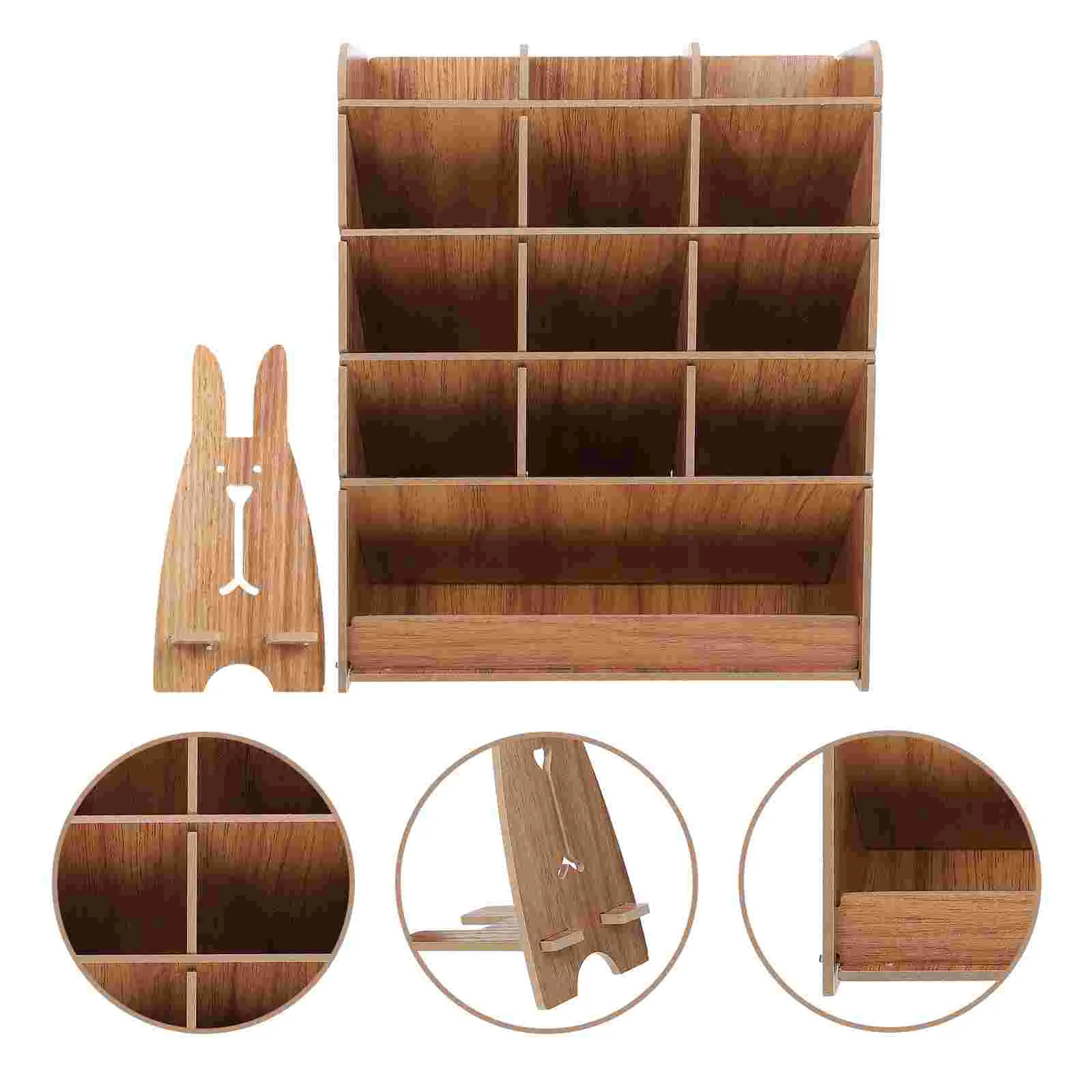 

Настольные канцелярские принадлежности для ручек, полка для хранения, держатель, органайзеры, органайзеры из дерева, легкая сборка, коробки...