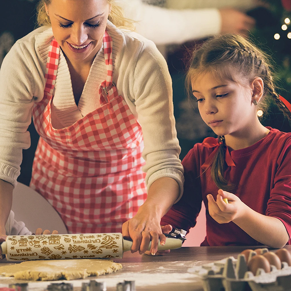 

2 шт. скалка для домашнего творчества, строительные инструменты для выпекания печенья, деревянная скалка для домашней хлебобулочной