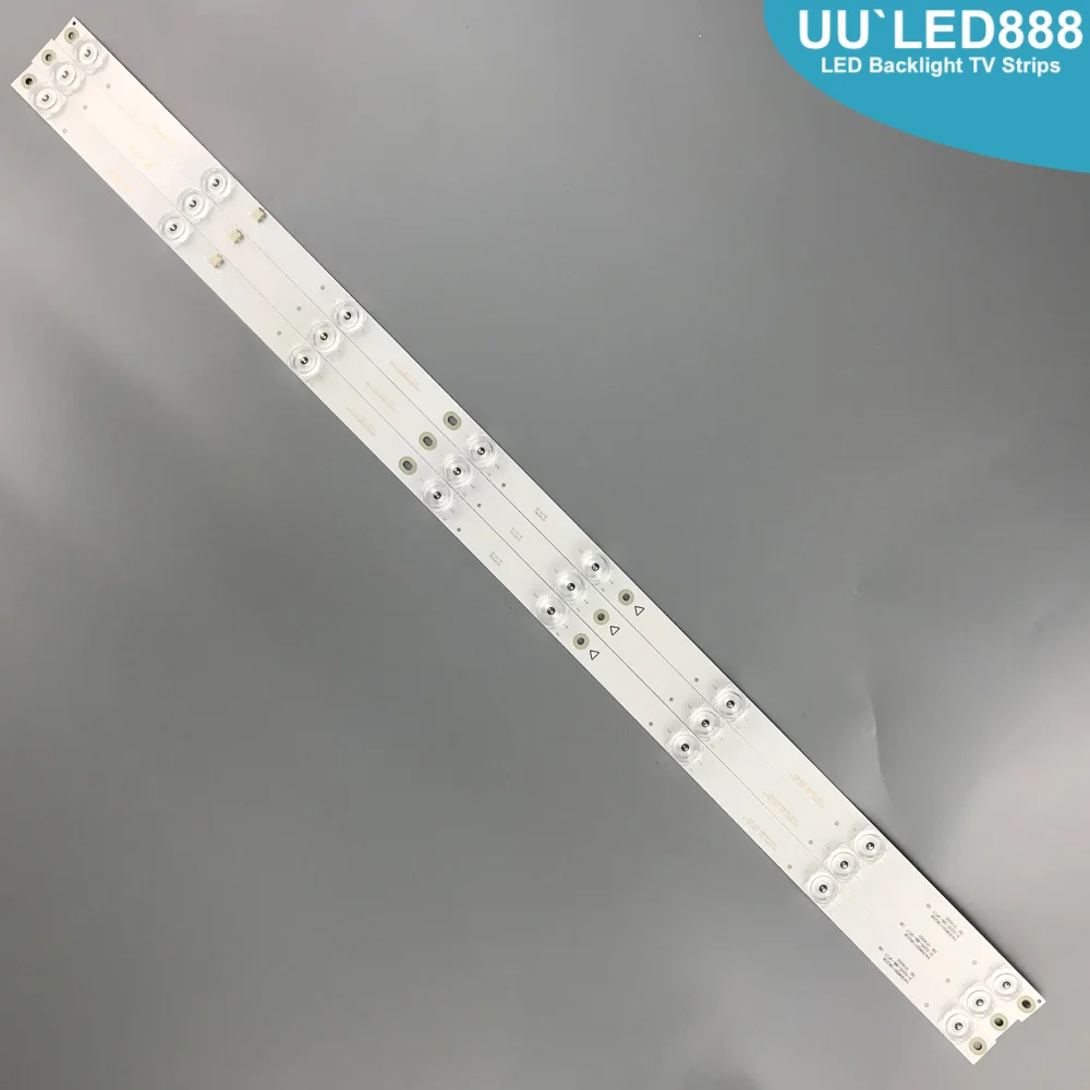 Светодиодная лента для подсветки 8 светодиодный s телевизора Philips 43 ''K430WDD1 A3