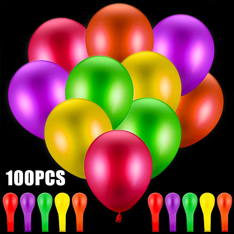 

100pcs Colorful Latex Balloons Pearl Helium Balloon DIY Wedding Happy Birthday Party Baby Shower Christmas Home Decorations