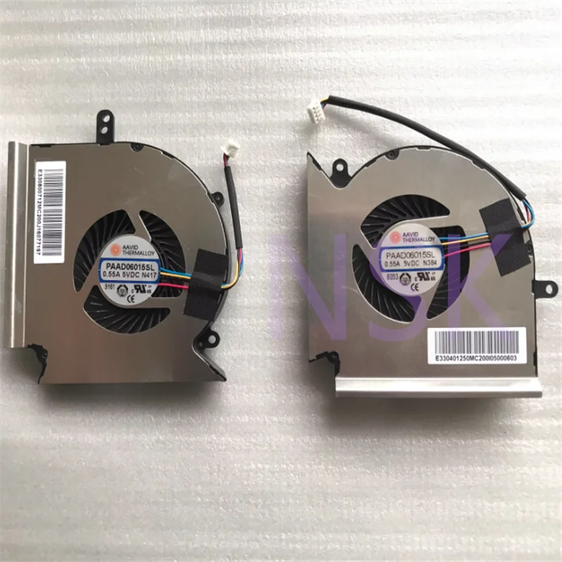 Оригинальный вентилятор для MSI GE75 GP75 GE63 GP63 GV63 GE73 GL73 N414 N417