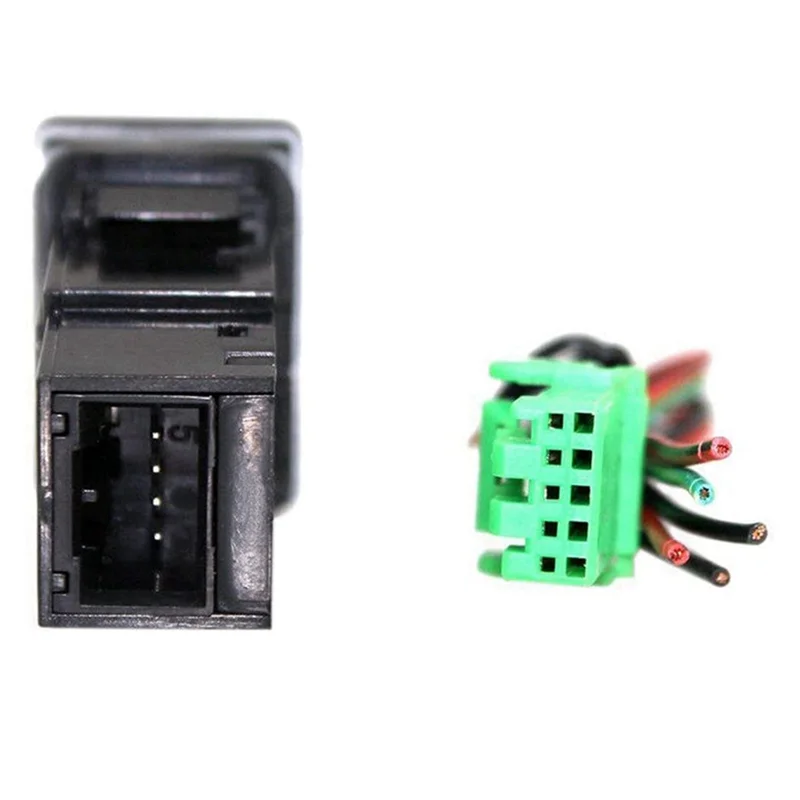 2 шт. 4-полюсный кнопочный выключатель 12 В со светодиодными индикаторами для