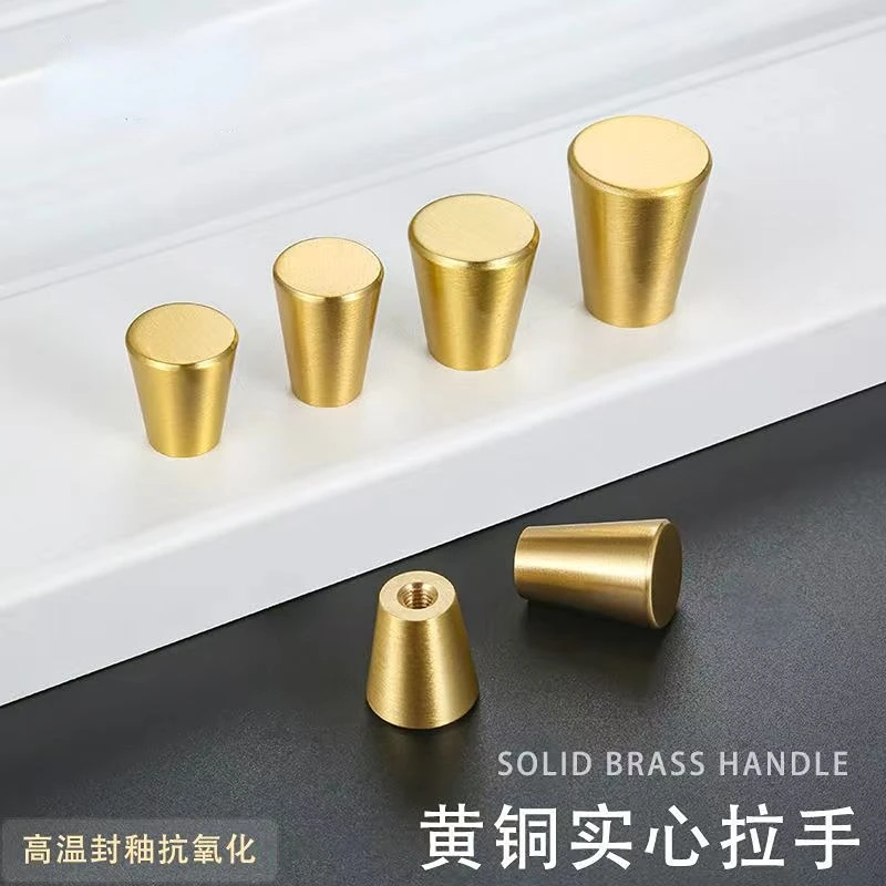 Copper Matte Black Color Cabinet Knobs Drawer Handle Dresser
