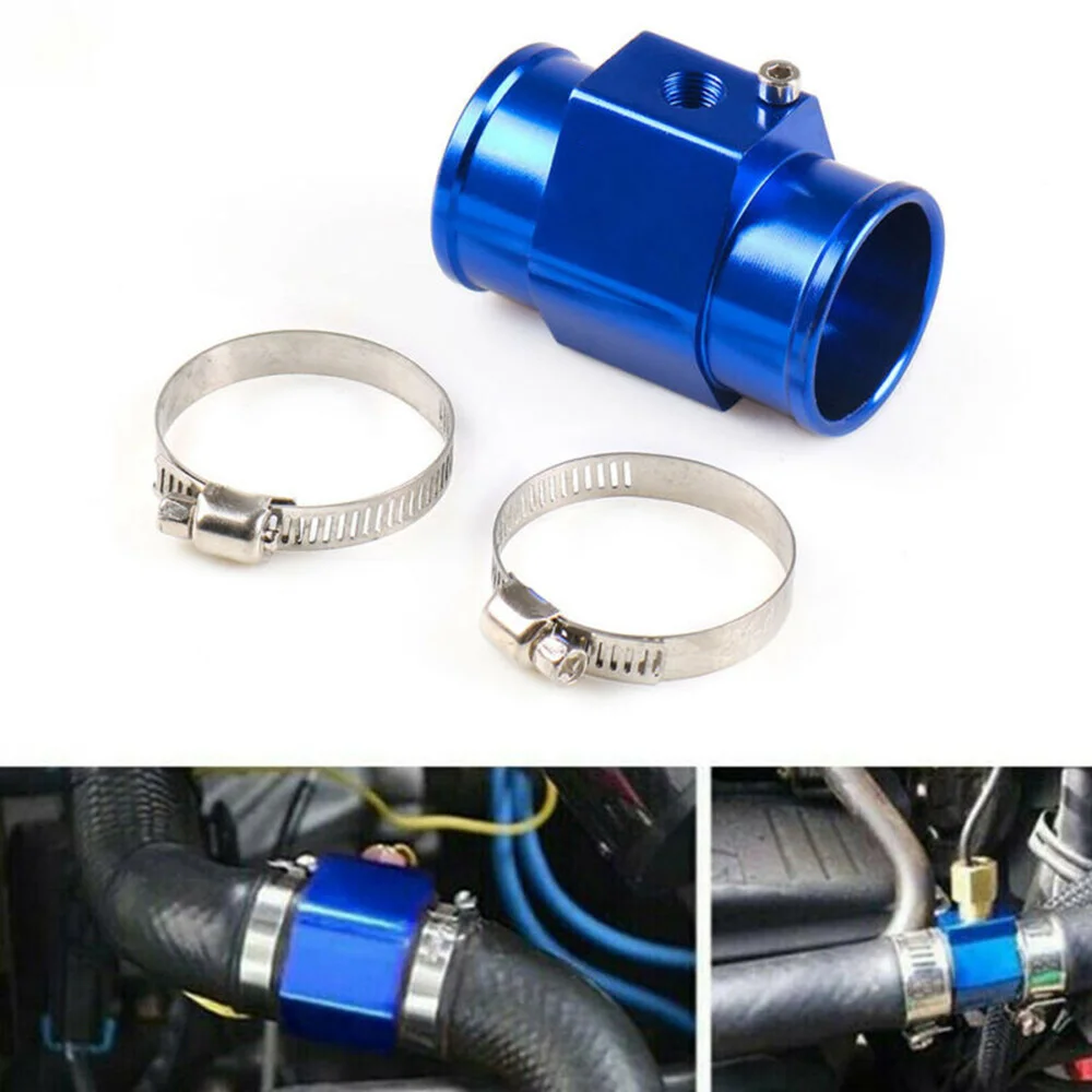 

& 2 X Clamps Joint Pipe Water Temp 40mm Adapter Car Gauge Sensor Quality