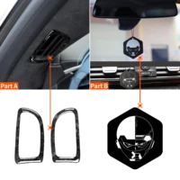 for Chevrolet Corvette C7 2014-2019 Dashboard Defogger Decoration Cover Trim Sticker Decal Car Interior Accessories Carbon Fiber