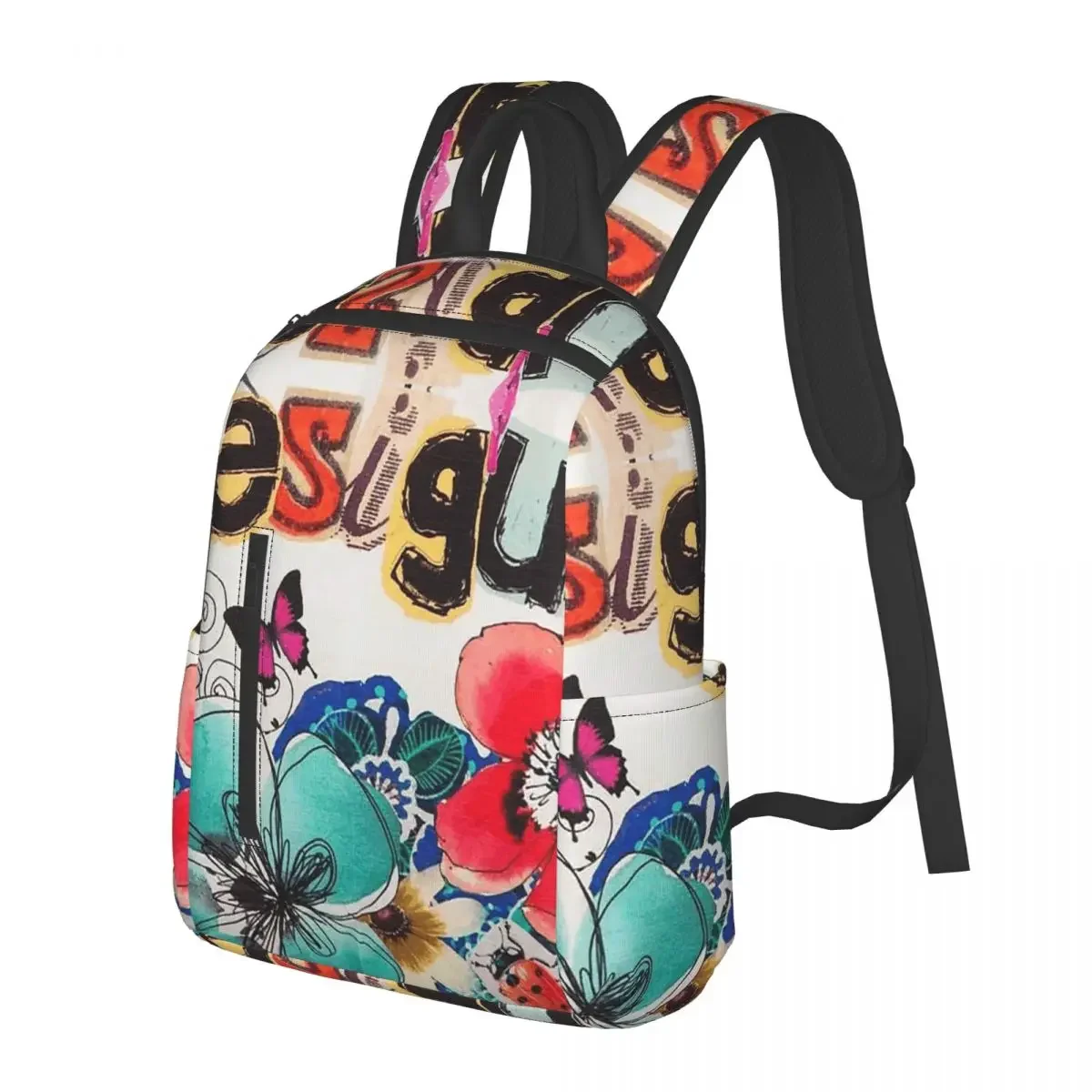 Фото Рюкзак Desigual для студентов, школьный ранец, походный/туристический рюкзак для мальчиков и девочек, модная сумка для книг, наплечная сумка №1