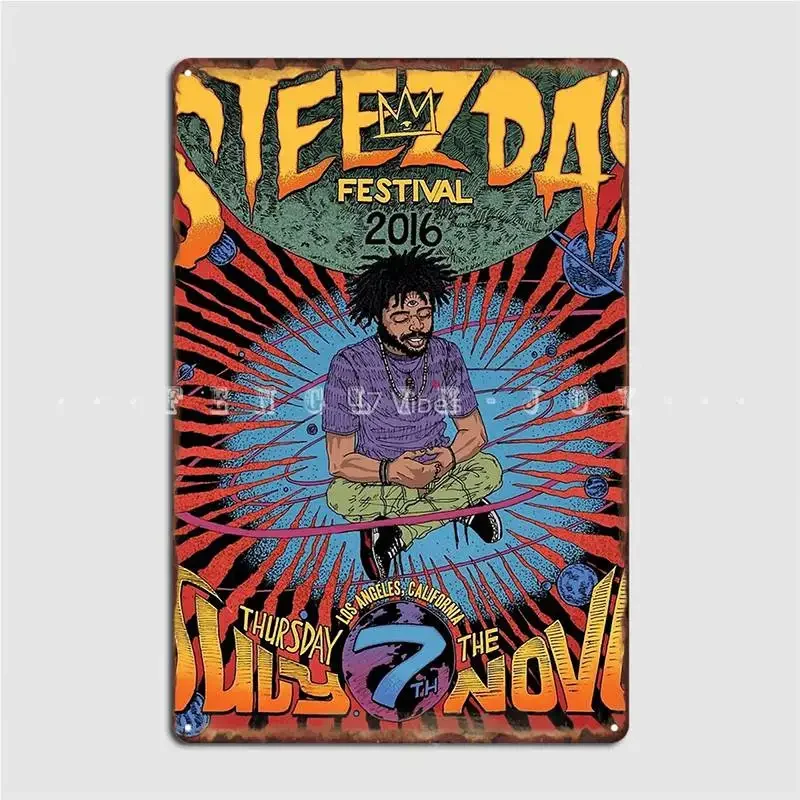 Плакат Steez Day 2016 металлическая табличка кинотеатр кухня настенная роспись