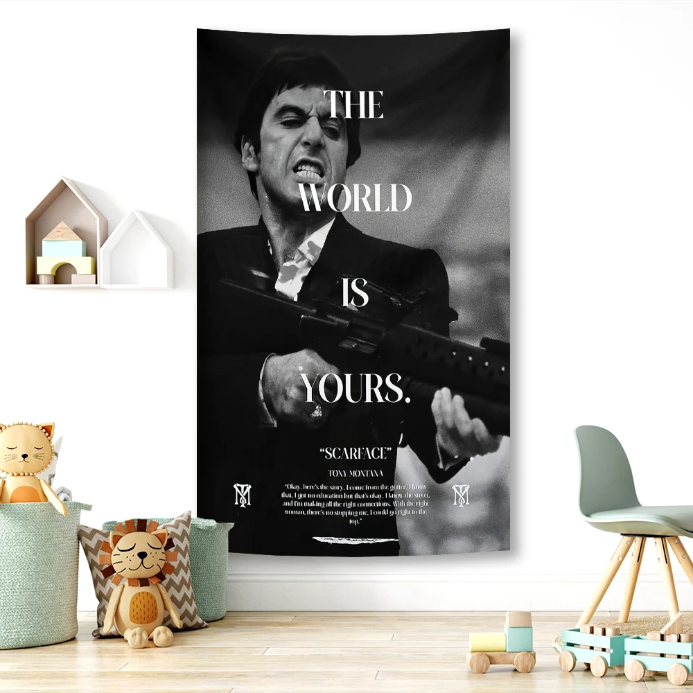 

Гобелен Scarface: The World Is Your Classic Movie
