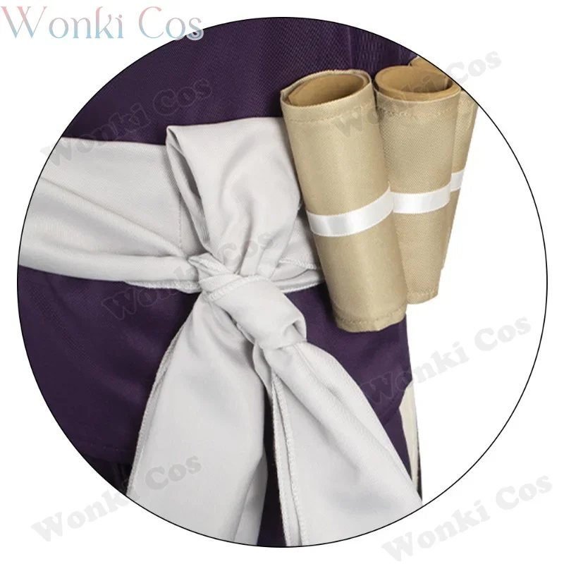 Аниме Jigokuraku Yuzuriha костюм для косплея фиолетового цвета Wig Ninja Uniform of Keishu полный