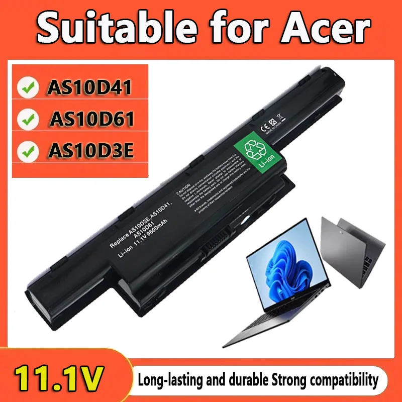 Аккумулятор для ноутбука Acer Aspire V3 5741 5742 5551G 5750 5560G 5741G 5750G AS10D51 AS10D71 AS10D75 AS10D81 AS10D3