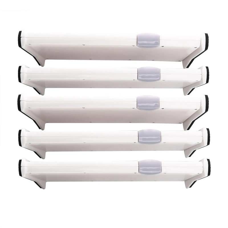 

Выдвижной ящик, 5 шт. в упаковке, регулируемые разделители, 4 дюйма, высокий расширяемый от 11 до 17 дюймов для спальни, ванной комнаты, шкафа, кл...