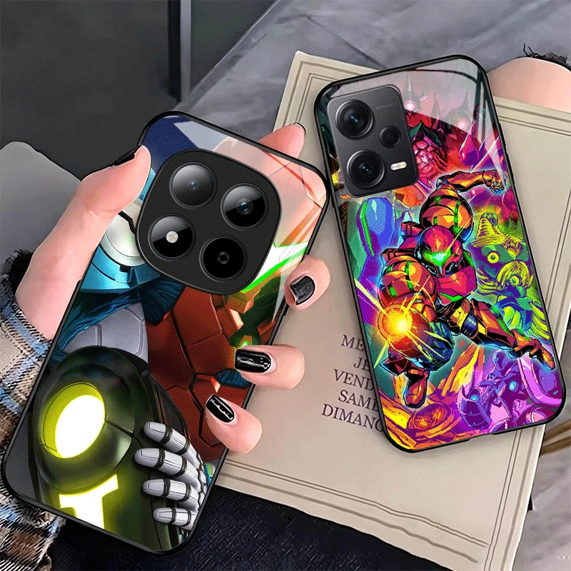 Фото Противоударный чехол M-Metroids Glass для Xiaomi Redmi Note 15 14 13 12 Pro Plus 11 11S 12S 11T 5G 10 №1
