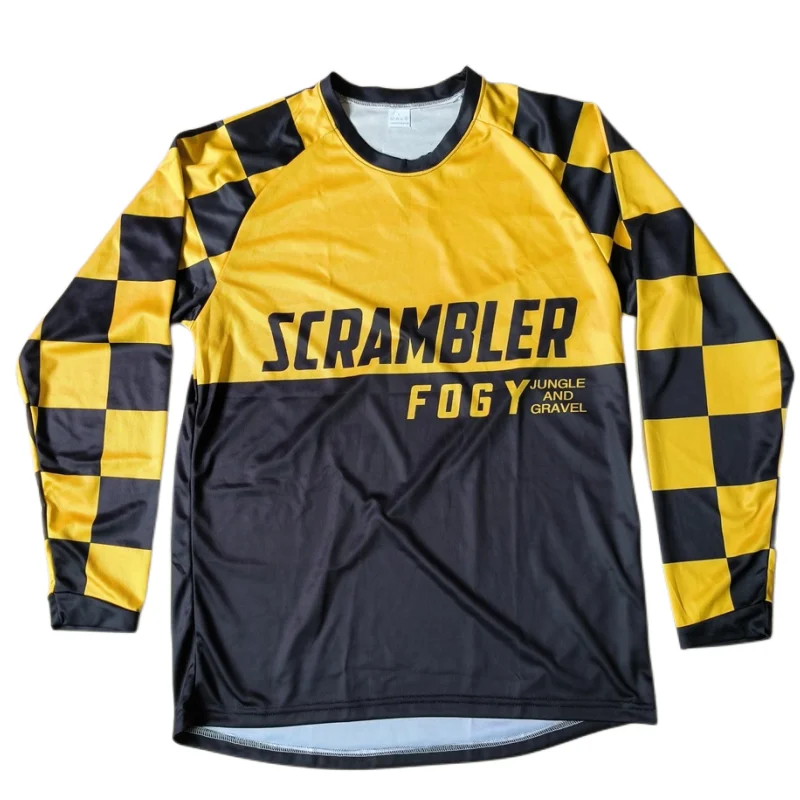 

Футболка для мотокросса Fogy, мужская и женская одежда в стиле ретро, для горных велосипедов, для эндуро, для горных велосипедов, для внедорожников, с длинным рукавом, MX