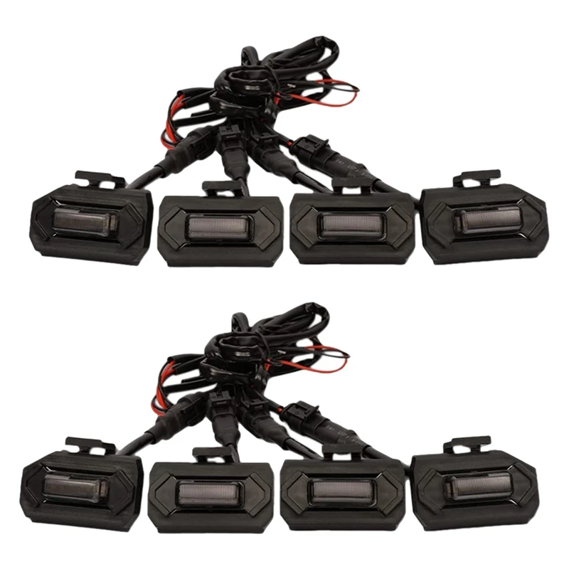 

8PCS LED Front Grill Lights For Toyota Tacoma Raptor TRD Off Road Sport 2020 2021 External Grill Lamp, Yellow Light