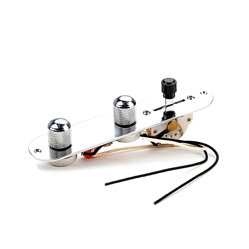 

Hot 3C-3 Way Wired Loaded Prewired Control Plate Harness Switch Knobs For TL Telecaster Guitar Parts