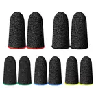 1 пара игровых напальчников, дышащие напальчники для PUBG, мобильных игр, сенсорный экран, напальчники для пальцев, чувствительное Сенсорное покрытие для мобильного телефона