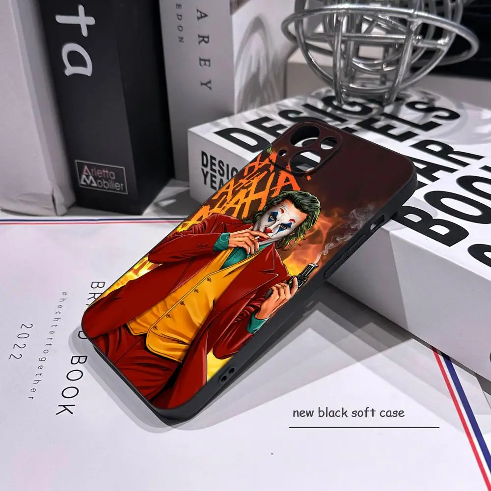 Чехол для iPhone 11 12 13 14 15 16 17 Pro Max, iPhone 17 Pro Max, 17 Pro, 17 Air с дизайном «Клоун Джокер» из фильма, жесткий силиконовый чехол HYBXAXC (art.: 3920db02e50b8) - 3920db02e50b8