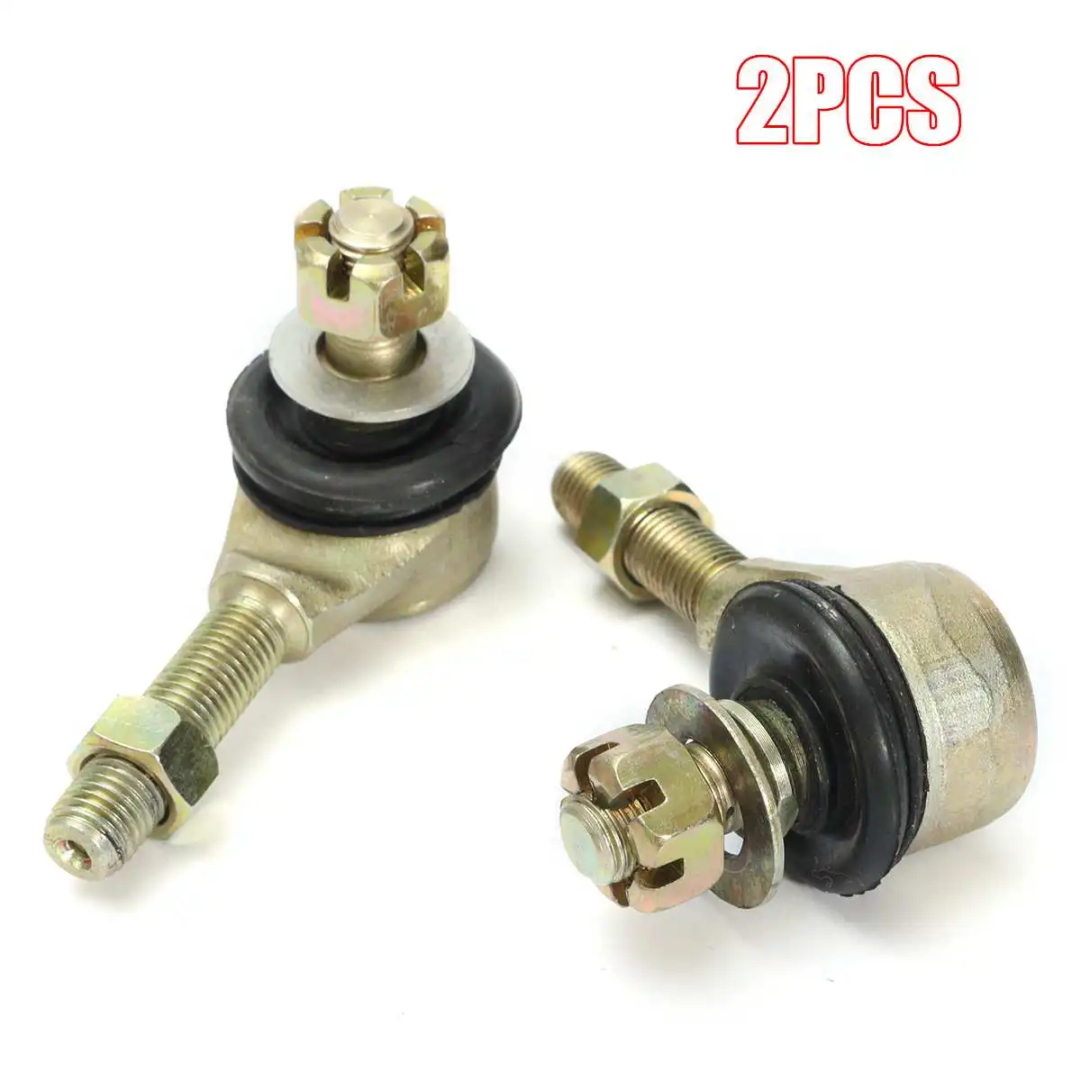 

1 Pair 10mm M10 Tie Rod Ball Joint For 50cc 70cc 90cc 110cc 125cc 150cc 200cc 250cc 300cc ATV Karting Quad Bike 4-wheeler