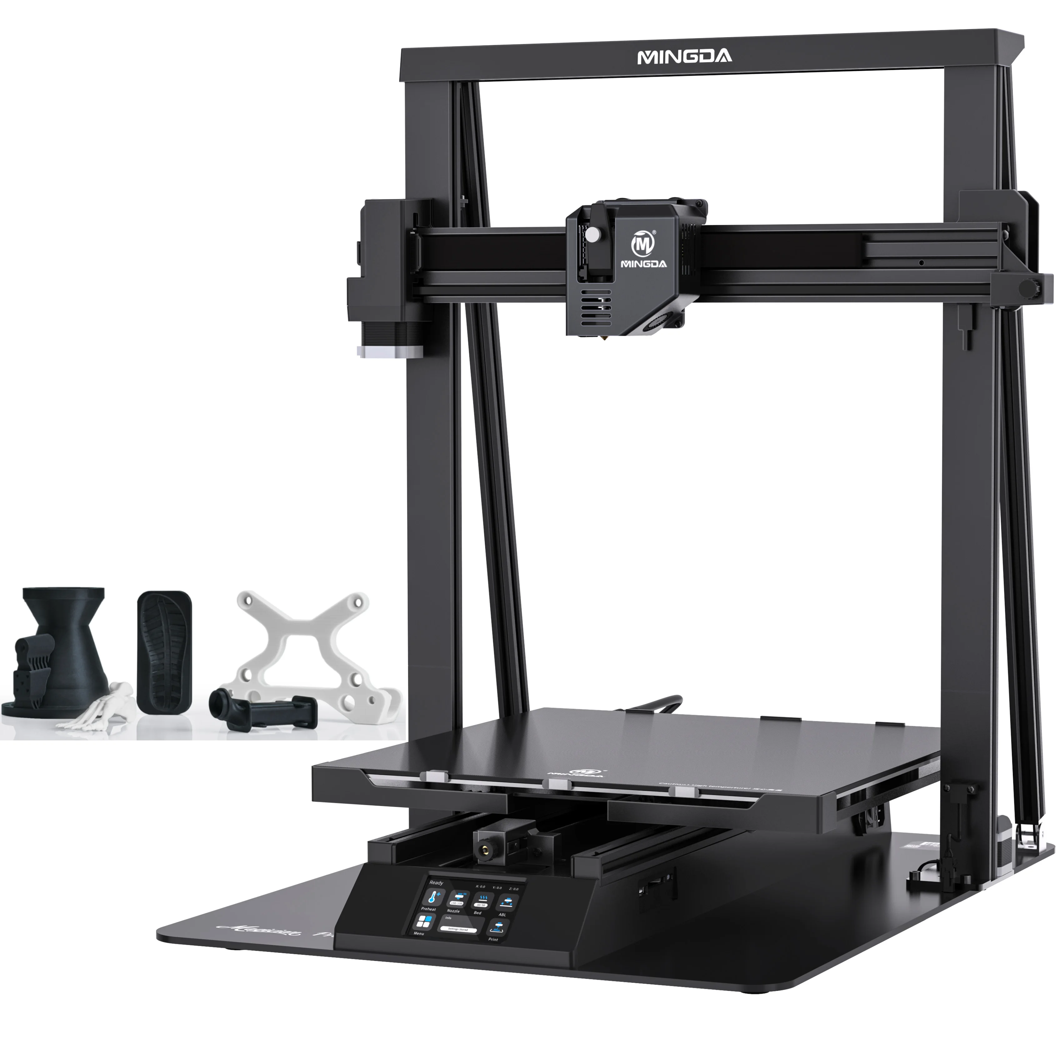 

Mingda auto bed leveling 400x400x400mm build volume large size fdm pla abs tpu 3d printers made in china 3d printer