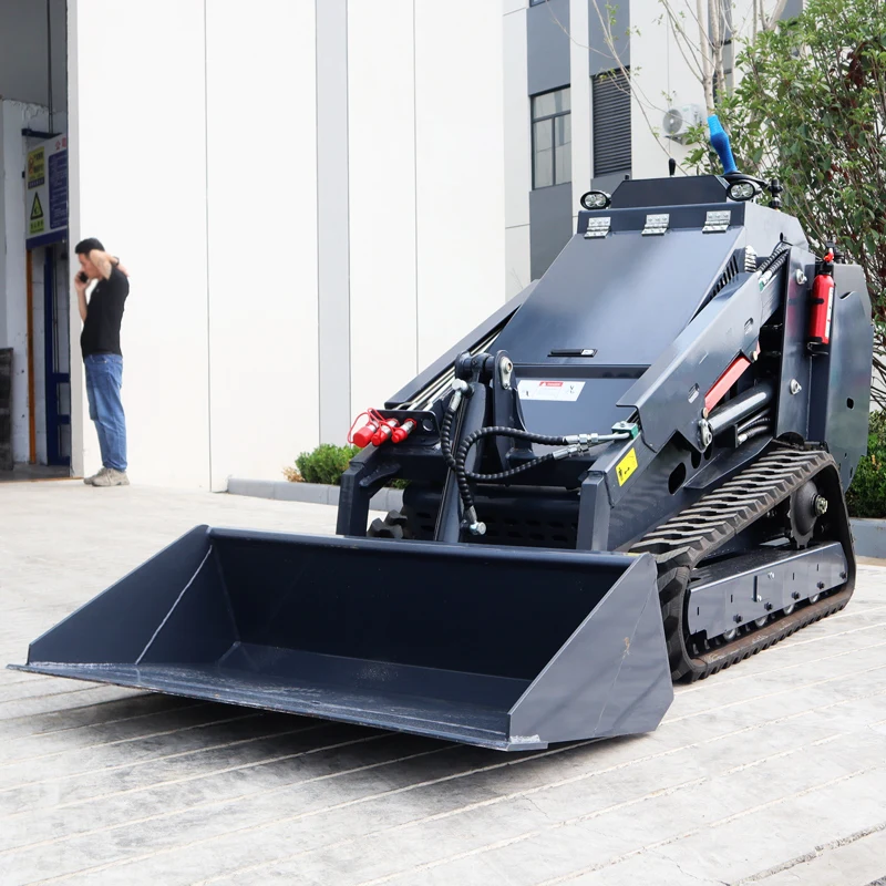 ForMini Погрузчик с бортовым поворотом Kubota Дизельный двигатель Маленькие