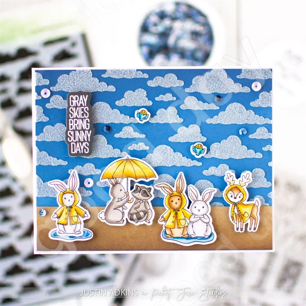 Overcast ослепительные солнце металлические штампы и трафареты для DIY праздничных