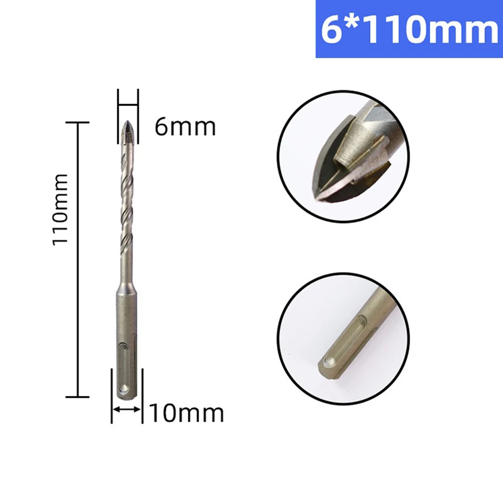 

Alloy Steel Drill Bit Tile Porcelain Shank Carbide Tile Porcelain With 4 Cutting Edges Alloy Steel Drill Drilling