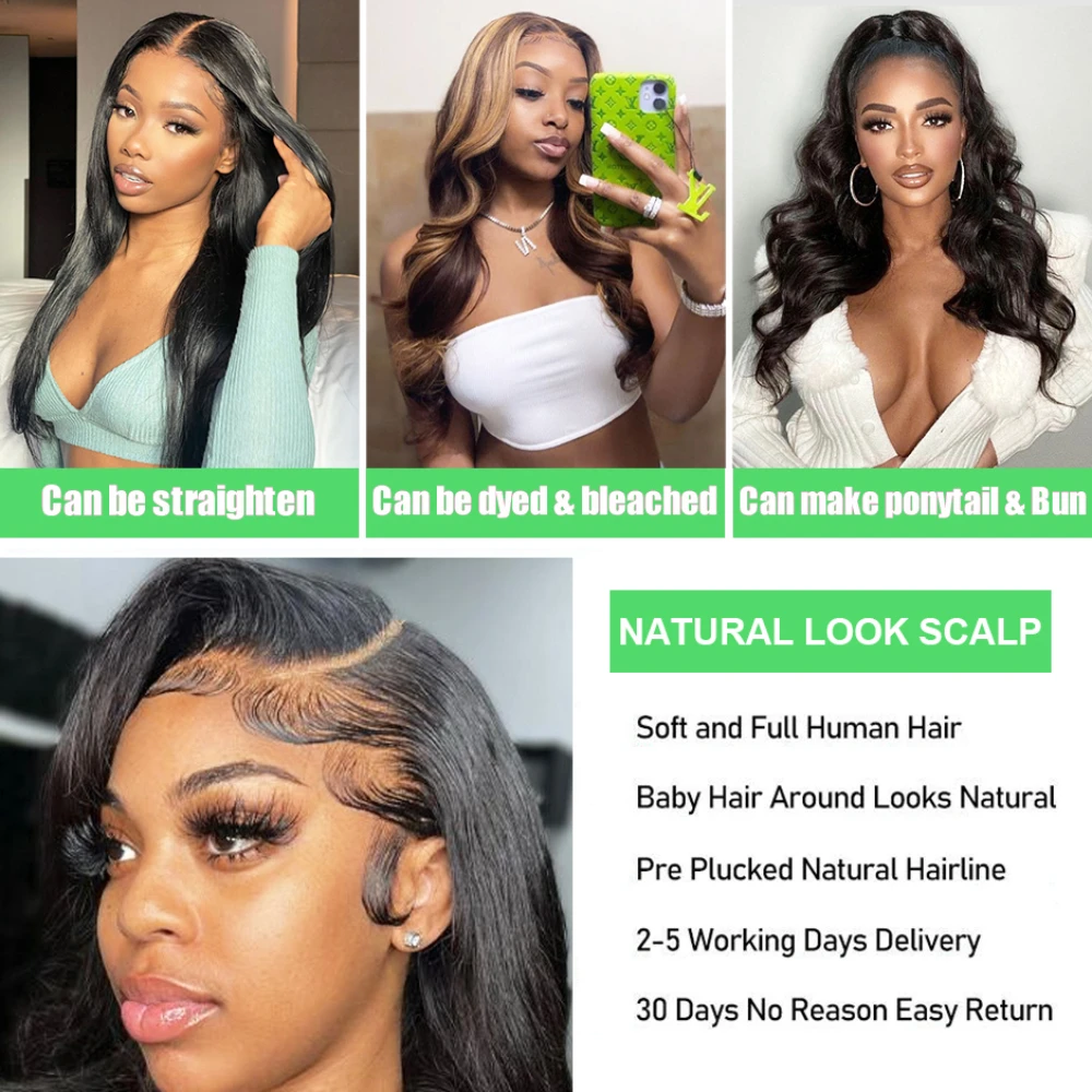 Бразильские парики из человеческих волос на сетке спереди для черных женщин 4x4 с