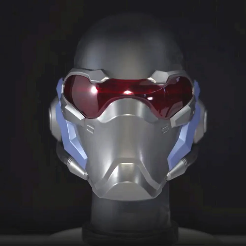 Батарейка с светильник кой светодиодная игра Ow Soldier 76 светящаяся маска