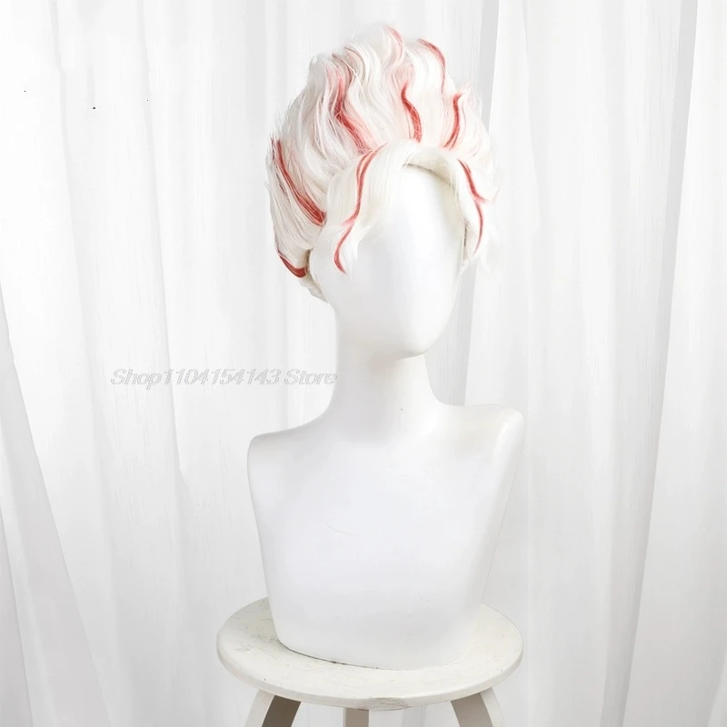 Dandadan Okarun Ken Takakura Cosplay Costume Wig Mask Turbo Granny Powers Black Collar Uniform Curly Short Hair Halloween Suit