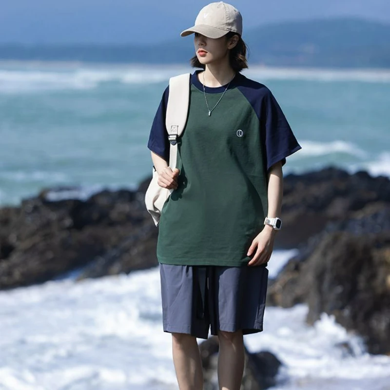 Футболка женская с коротким рукавом Повседневная винтажная свободная